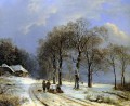 冬の風景 オランダの Barend Cornelis Koekkoek